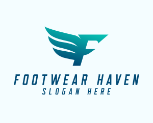 Flying Wing Aviation logo design