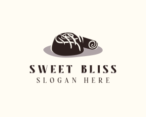 Cinnamon Roll Dessert logo design