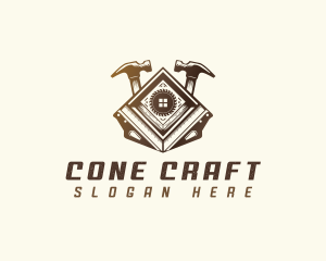 Carpentry Construction Tools logo design