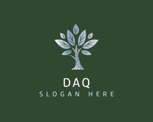 Natural - Leaf Silver Eco logo design