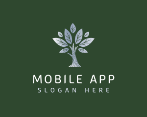 Arborist - Leaf Silver Eco logo design