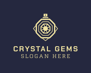 Elegant Crystal Fragrance logo design