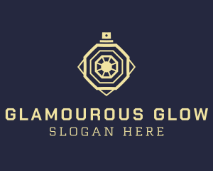 Glamourous - Elegant Crystal Fragrance logo design