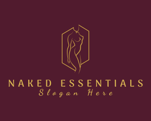 Elegant Female Nude Beauty logo design