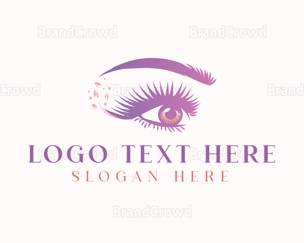 Cosmetic Eye Beauty Logo
