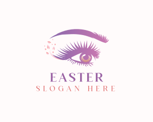Eyelash - Cosmetic Eye Beauty logo design