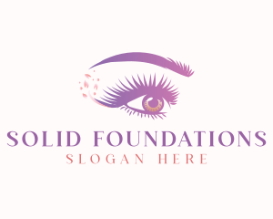 Eyelash - Cosmetic Eye Beauty logo design