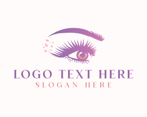 Beauty Vlogger - Cosmetic Eye Beauty logo design