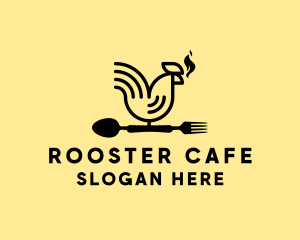 Rooster Chicken Grill logo design