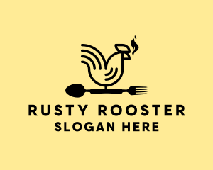 Rooster Chicken Grill logo design