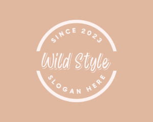 Feminine Stylish Circle logo design