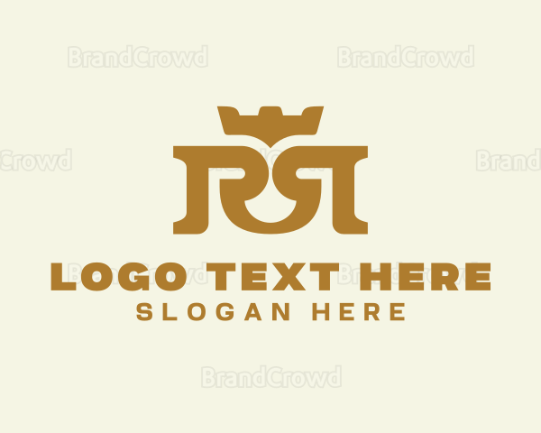 Business Crown Letter R Logo