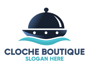 Cloche Catering Ship logo design