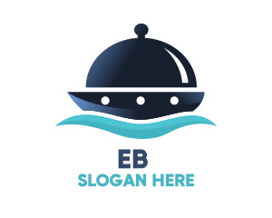Eat - Cloche Catering Ship logo design