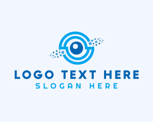Digital - Pixel Eye Technology logo design