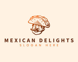 Mexican Taco Man logo design