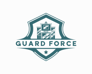 Security Police Station logo design