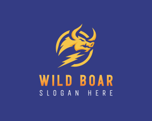 Evil Gaming Wild Boar logo design