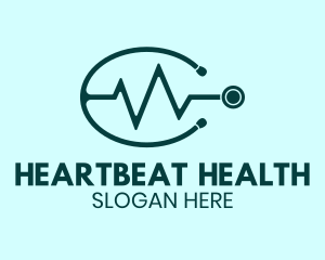 Cardiology - Stethoscope Cardiologist Lifeline logo design
