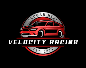 Car Detailing Racing logo design