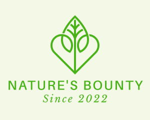 Nature Leaf Gardening  logo design