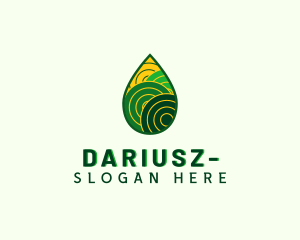 Dew - Agriculture Planting Droplet logo design