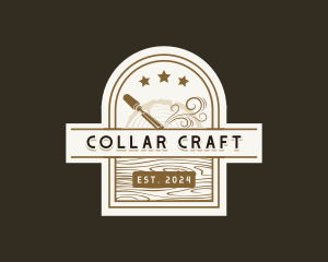 Carving Chisel Woodwork logo design