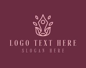 Peace - Healing Yoga Wellness logo design