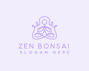 Zen Yoga Wellness logo design