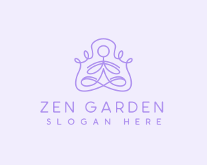 Zen Yoga Wellness logo design