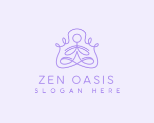 Zen Yoga Wellness logo design