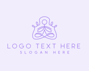 Meditation - Zen Yoga Wellness logo design