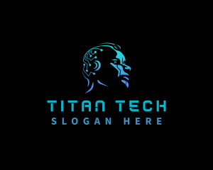 Cyber Tech Artificial Intelligence logo design