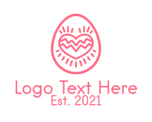 Pink Dating Egg  Logo