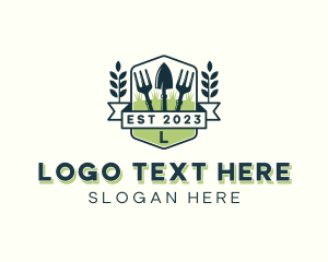 Hedge Shears - Landscaping Garden Tools logo design