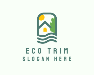 Eco Nature Home logo design