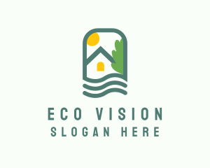 Eco Nature Home logo design