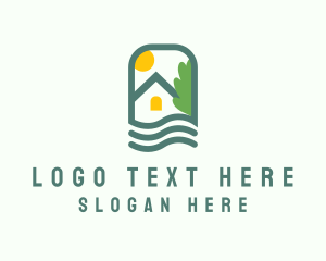 Eco Friendly - Eco Nature Home logo design