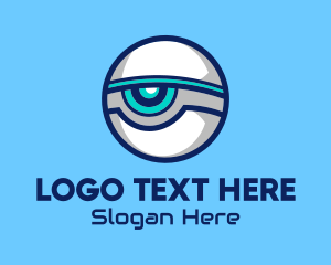 Futuristic - Cyber Tech Eye logo design