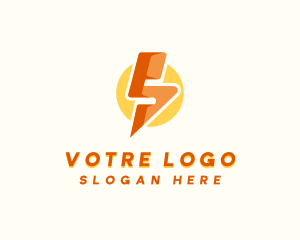 Electrical - Lightning Bolt Letter S logo design