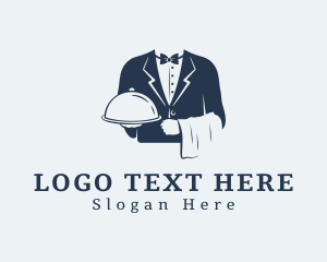 Restaurant Waiter Servant Logo