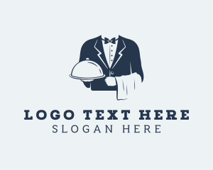 Restaurant Waiter Servant Logo