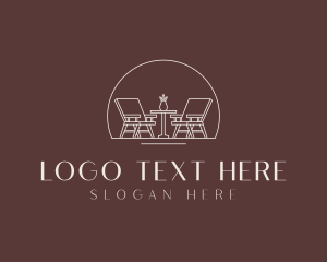 Decorators - Table Chair Interior Designer logo design