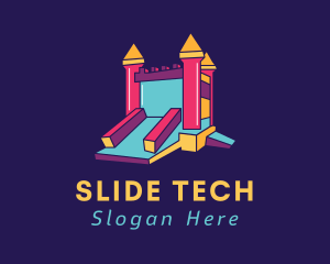Slide - Bouncy Castle Inflatable logo design