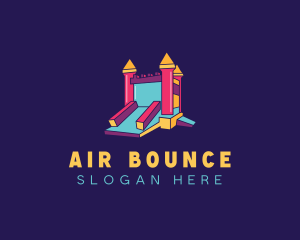 Inflatable - Bouncy Castle Inflatable logo design
