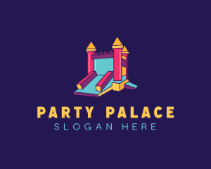 Bouncy Castle Inflatable logo design