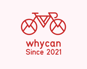 Bicycle Tournament - Red Mountain Bike logo design