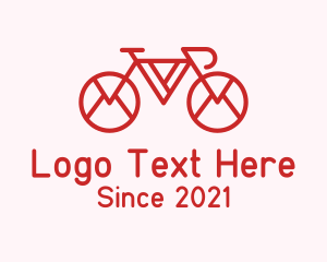 Cycling - Red Mountain Bike logo design