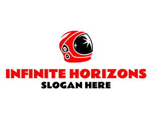 Visionary - Space Astronaut Helmet logo design
