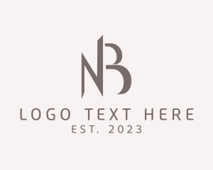 Letter Nb - Elegant Fashion Boutique logo design